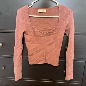 A&F Crop Sweater